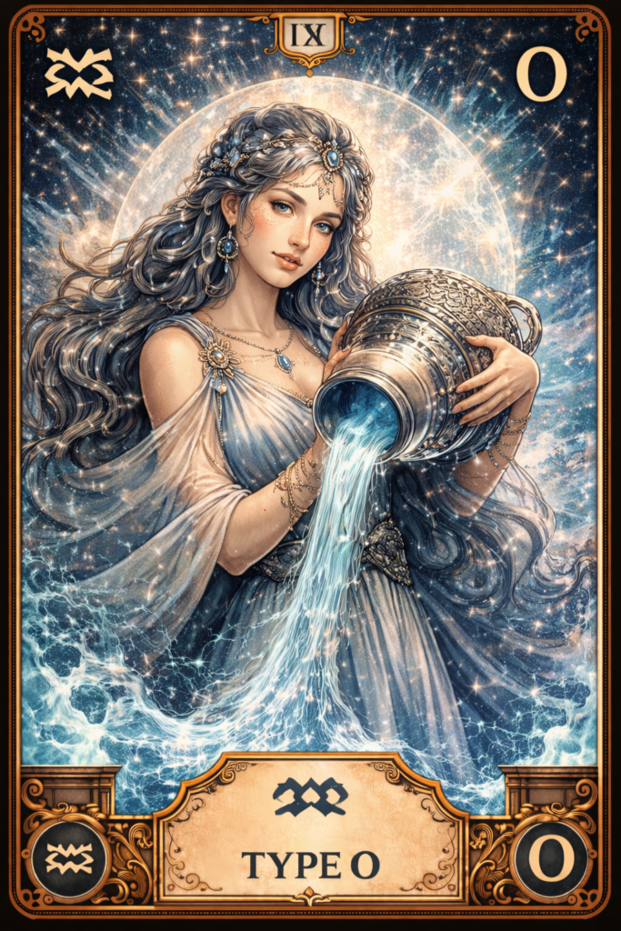 みずがめ座 × O型