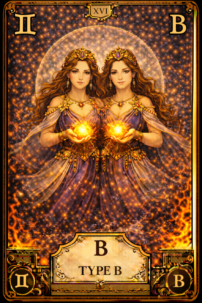 ふたご座 × B型