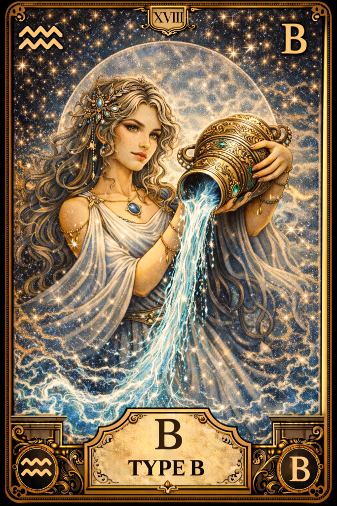 みずがめ座 × B型