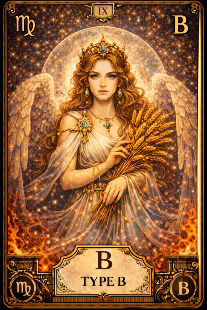 おとめ座 × B型