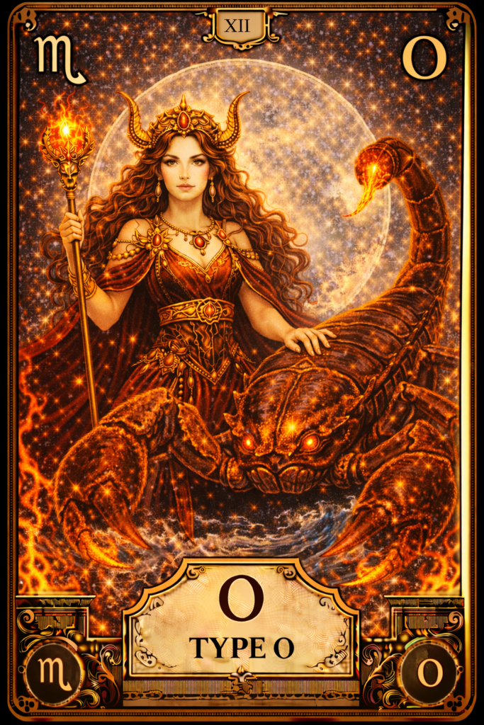 さそり座 × O型