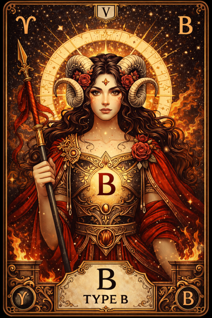 おひつじ座 × B型