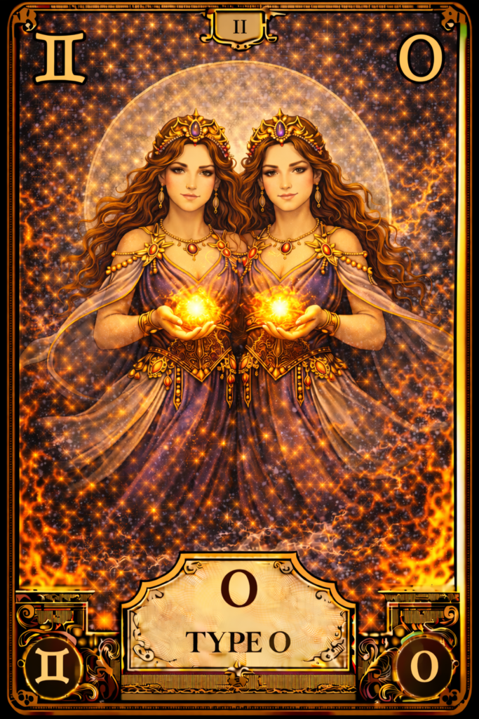 ふたご座 × O型