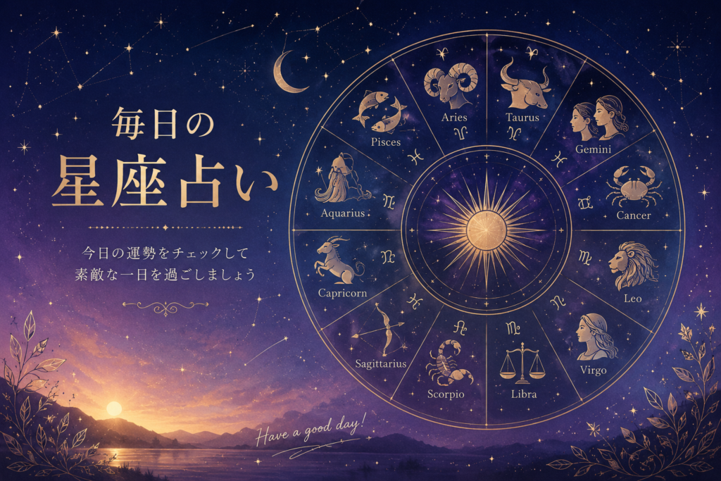 毎日の星座占い
